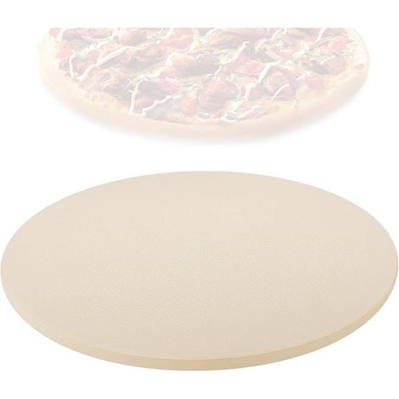 Round Pizza Stone for Oven and Grill