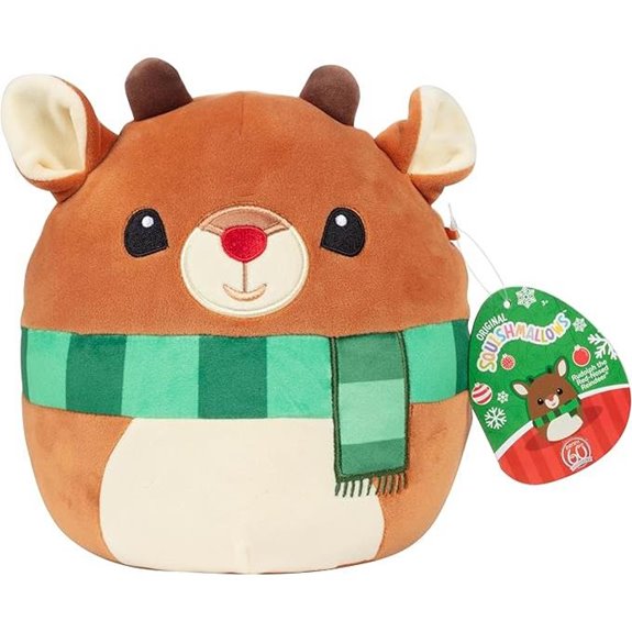 Squishmallows Rudolph 8-Inch Plush Toy Christmas Gift