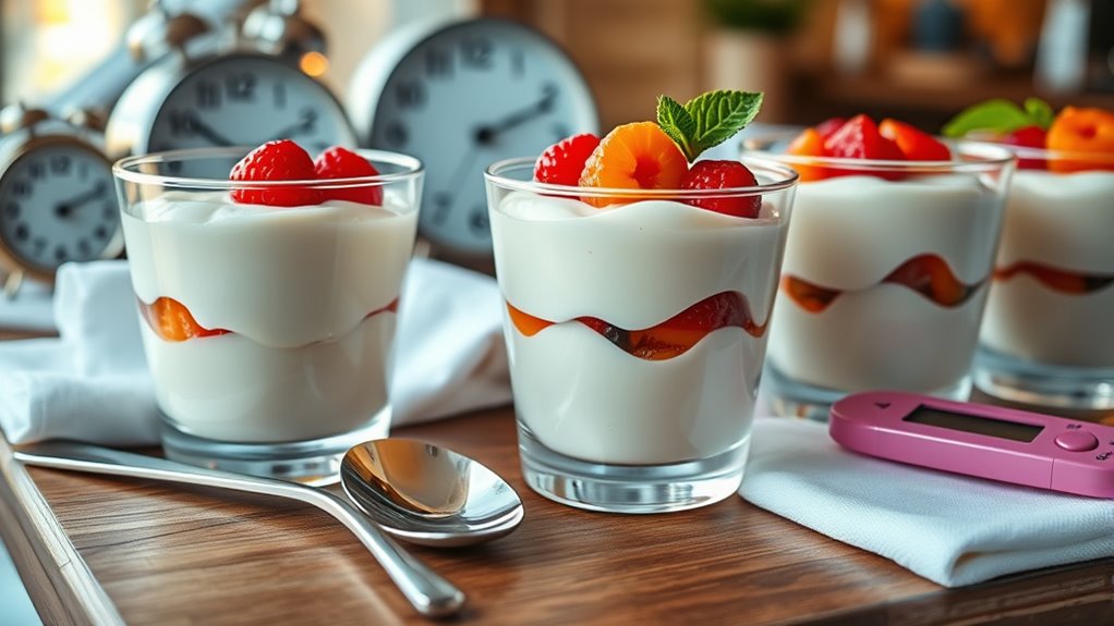 safe cream dessert serving