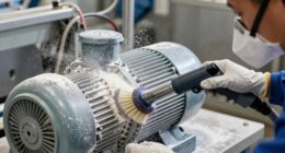 safe flour dust cleaning