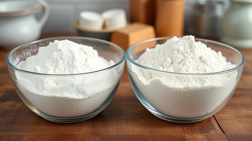 safe flour substitution timing