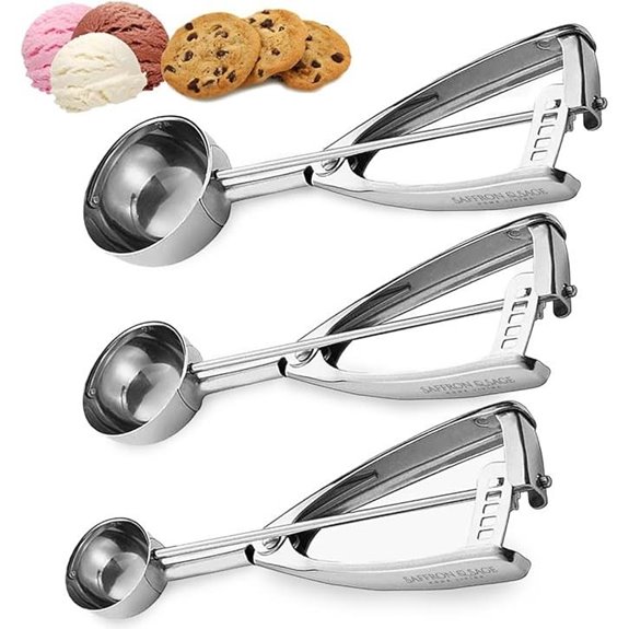 Saffron & Sage Cookie Scoop Set (3 Pieces)