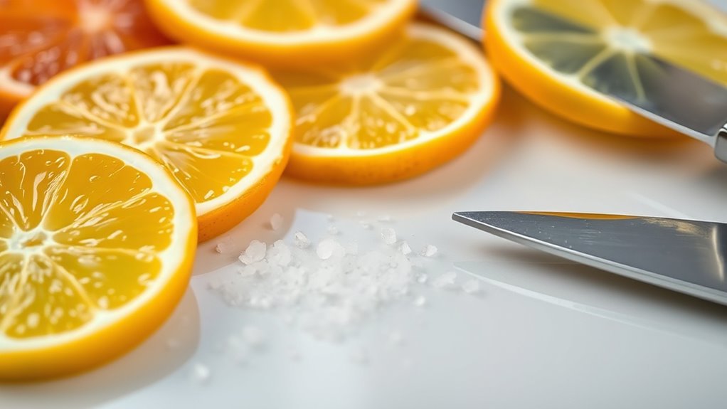 salt reduces citrus bitterness