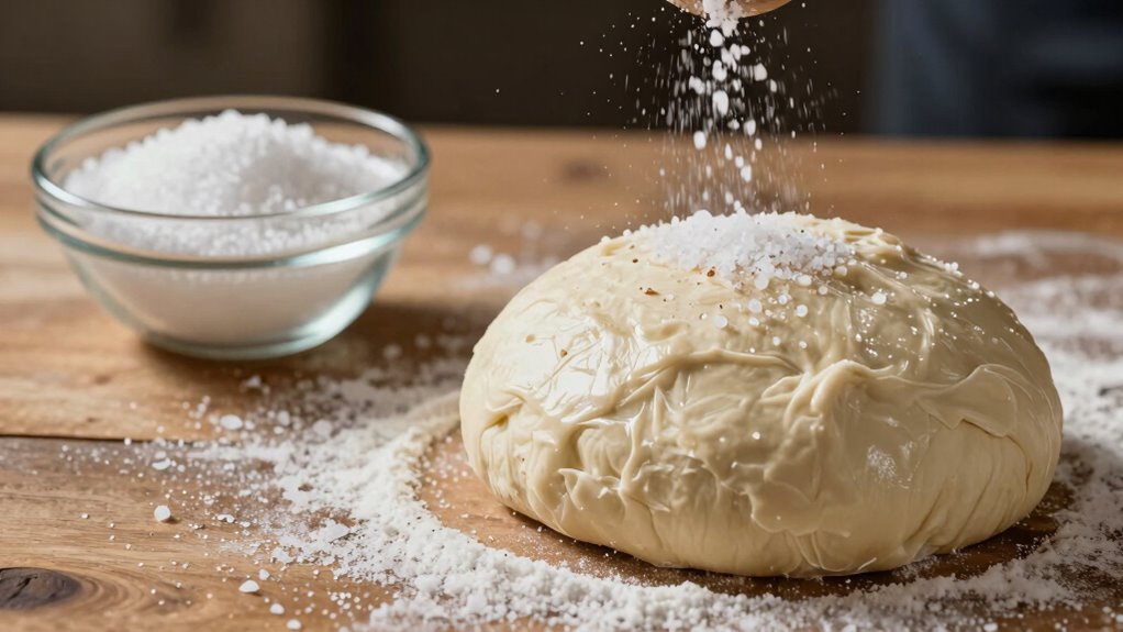 salt timing affects bread quality