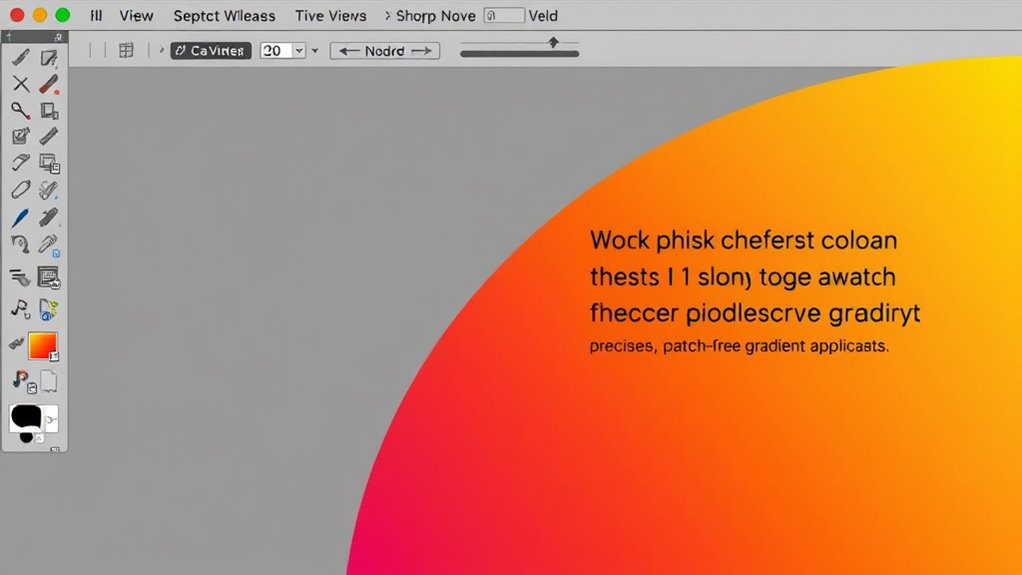 seamless gradient blending tips