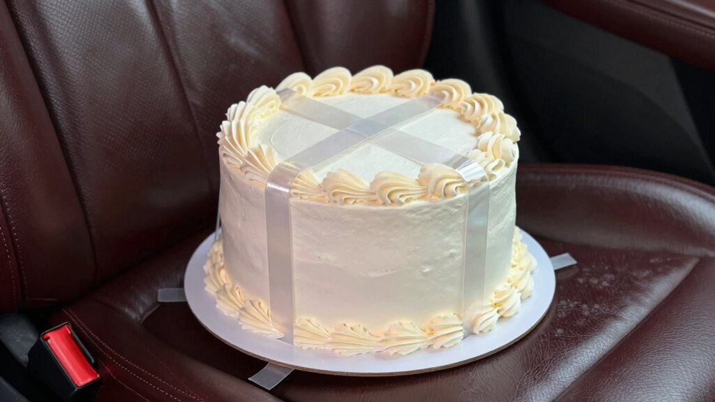 secure stable cake transport