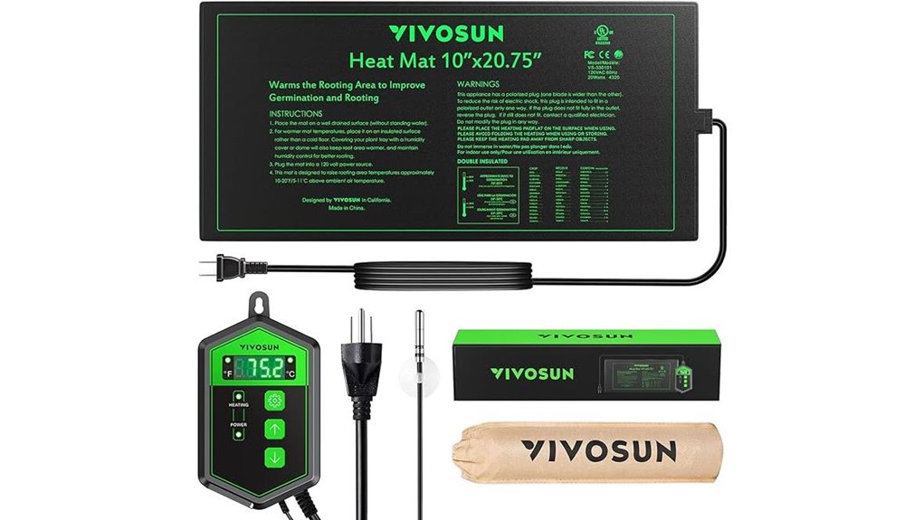 seedling heating mat set