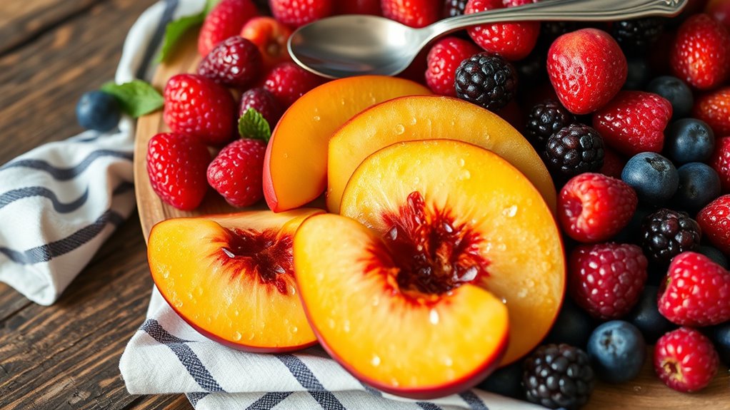 select fruits with balance