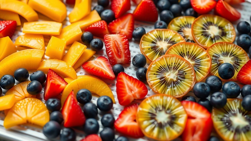 select ripe fresh fruits