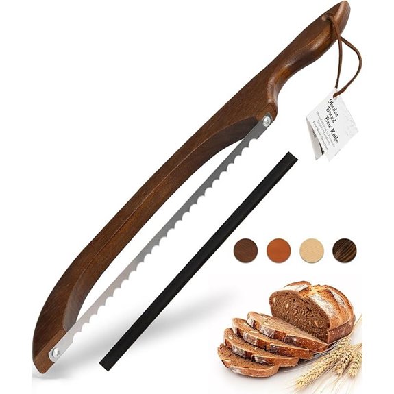 16.5” Serrated Bread Slicer with Bow Design