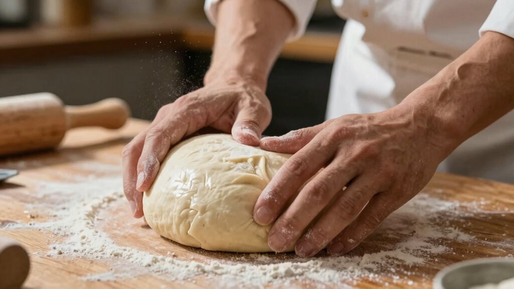 shape boule carefully gently