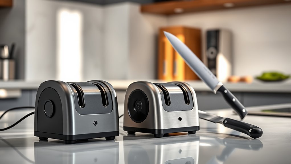 sharpener features and safety