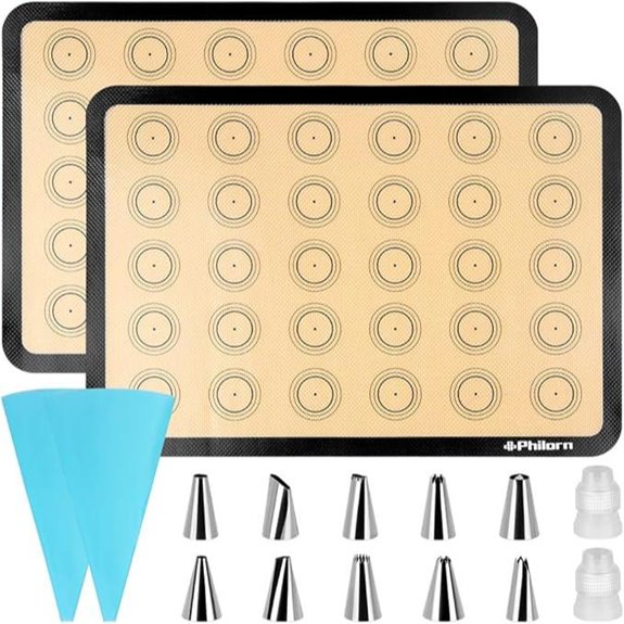 Philorn Silicone Baking Mat Set (2-Pack)