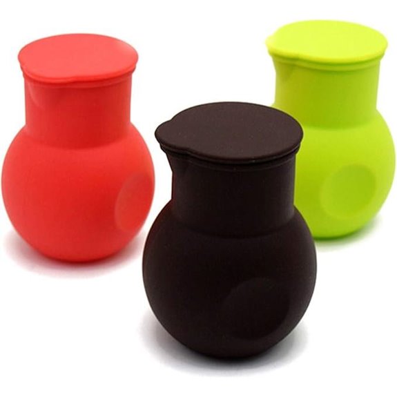 Silicone Chocolate Melting Pot Set (3 Pieces)