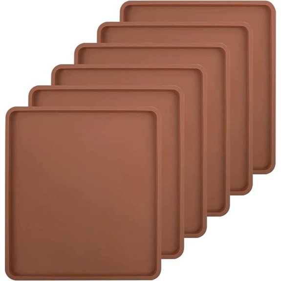 6 Pack Silicone Dehydrator Trays for Food Drying