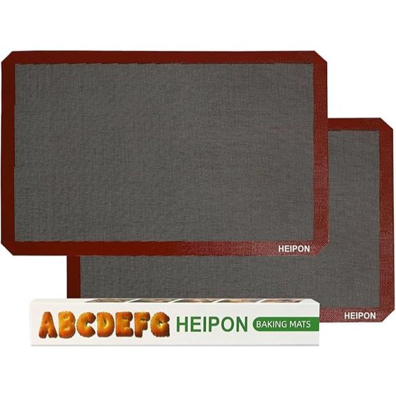 Non-Stick Perforated Silicone Baking Mat (2pcs)