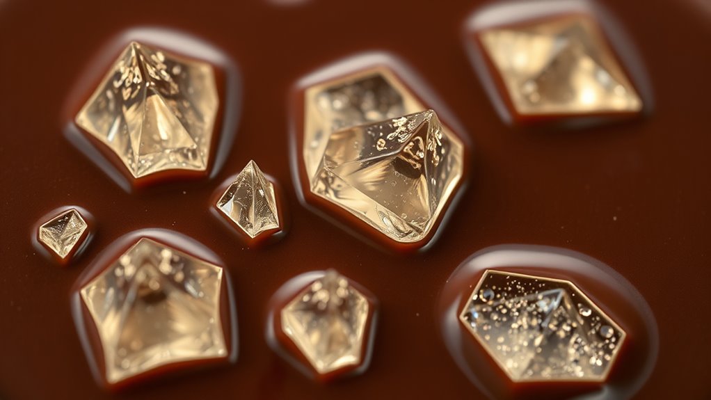 six cocoa butter crystal forms