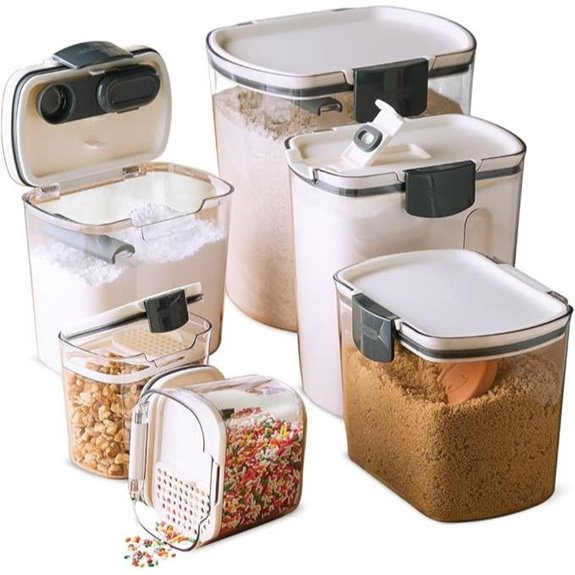 Progressive ProKeeper 6-Piece Kitchen Storage Canister Set