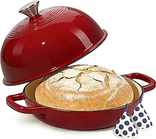 Umite Chef 6QT Enameled Cast Iron Dutch Oven