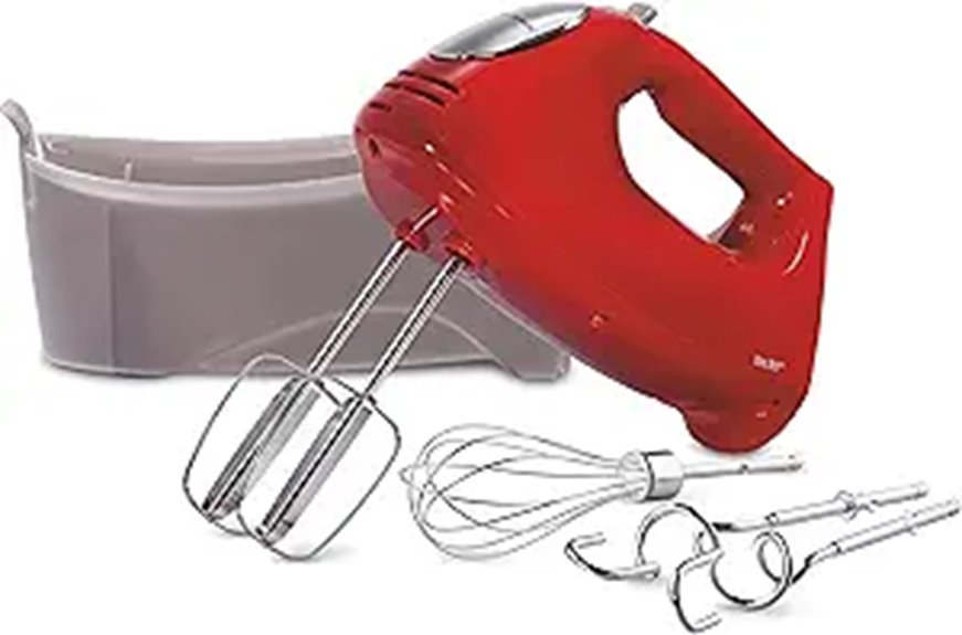 Hamilton Beach 6-Speed Hand Mixer with Storage