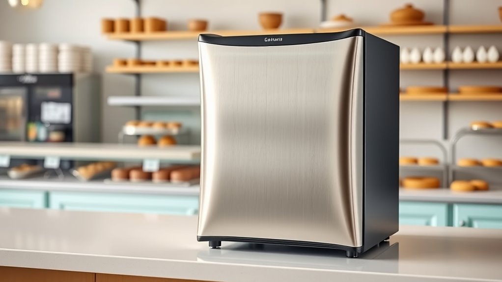 small bakery fridge options