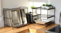 small kitchen sheet pan racks