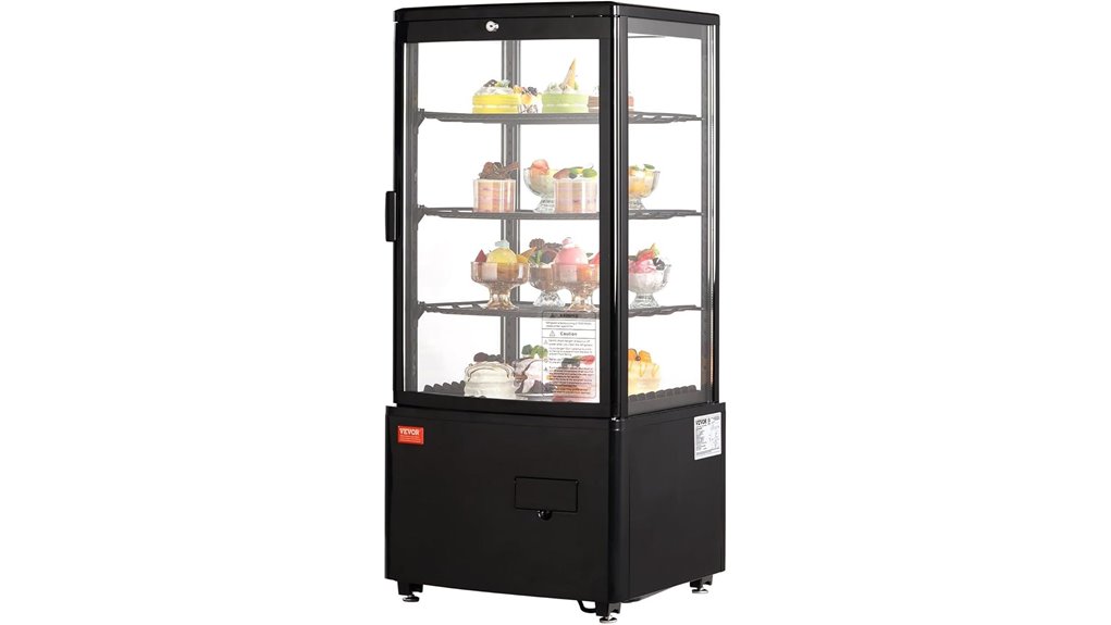 small pastry display case