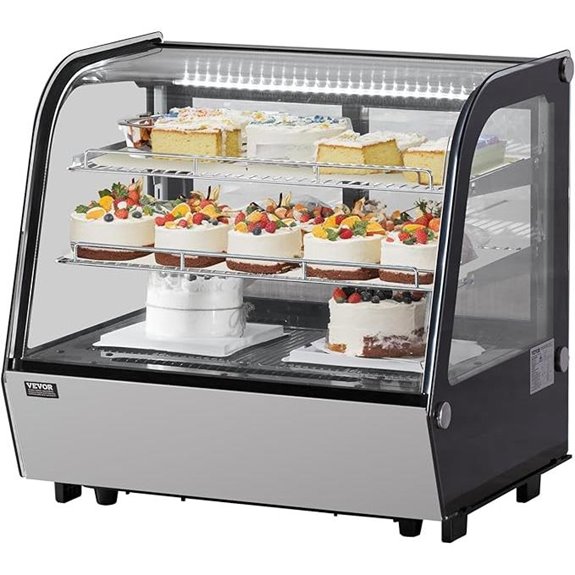 VEVOR 4.2 Cu.Ft. Pastry Display Refrigerator