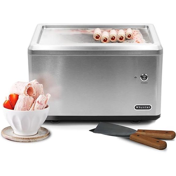 Whynter 0.5-Quart Stainless Steel Ice Cream Maker