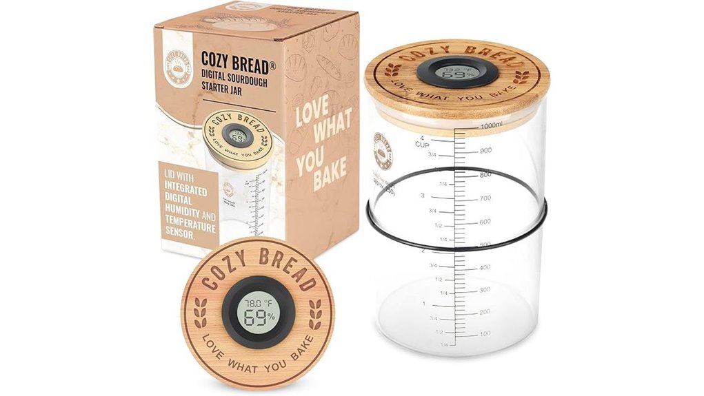 smart sourdough starter jar