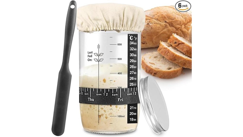 sourdough starter jar kit