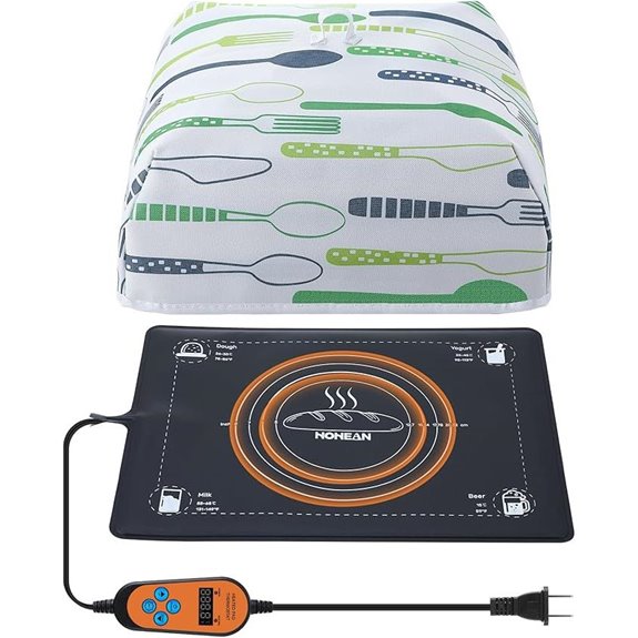 Sourdough Warming Mat with Thermostat and Heat Shield