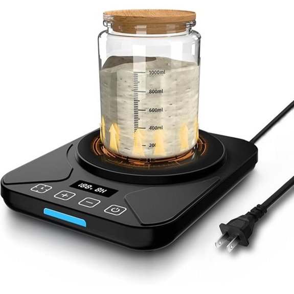 Sourdough Starter Warmer Mat with Timer and Thermostat