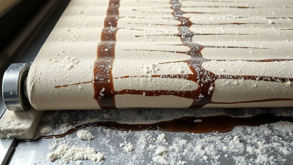 spotting sheeter residue buildup