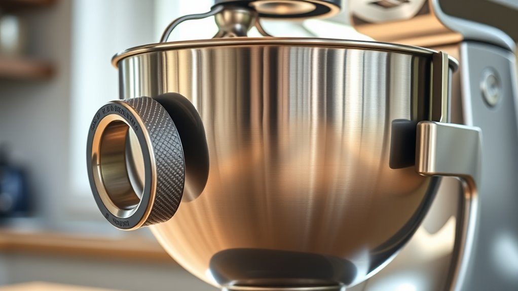 stable mixer with secure lock