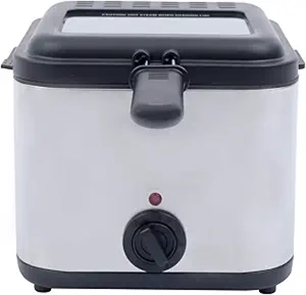 Electric Deep Fryer 1000W Stainless Steel 2.5L