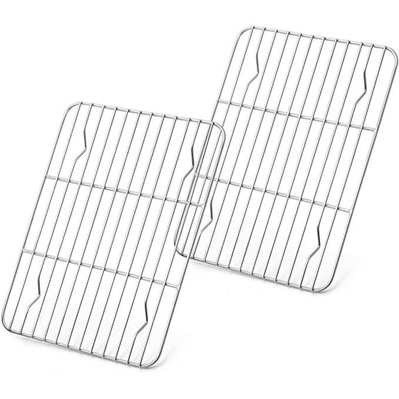 E-far Small Stainless Steel Baking Racks (2 Pack)