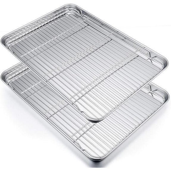 P&P CHEF 19.6 Stainless Steel Baking Sheet Set
