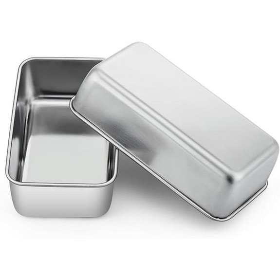 P&P CHEF Stainless Steel Loaf Pan Set (2 Pack)
