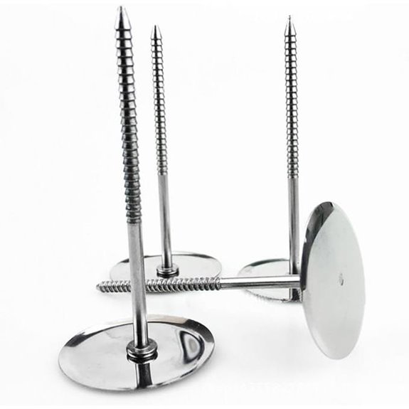 Cake Decorating Nails Set of 5 Stainless Steel Tools