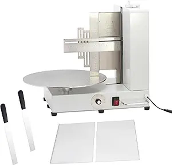 Stainless Steel Rotating Cake Leveler and Spreader