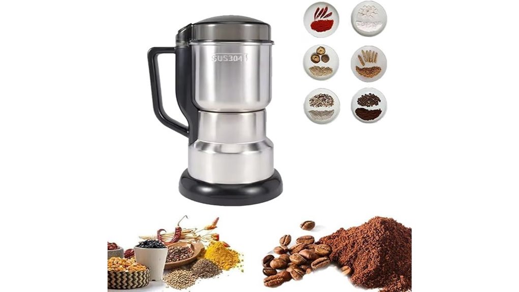 stainless steel coffee grinder