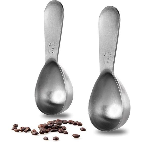 U-Taste 2-Pack Stainless Steel Coffee Scoops