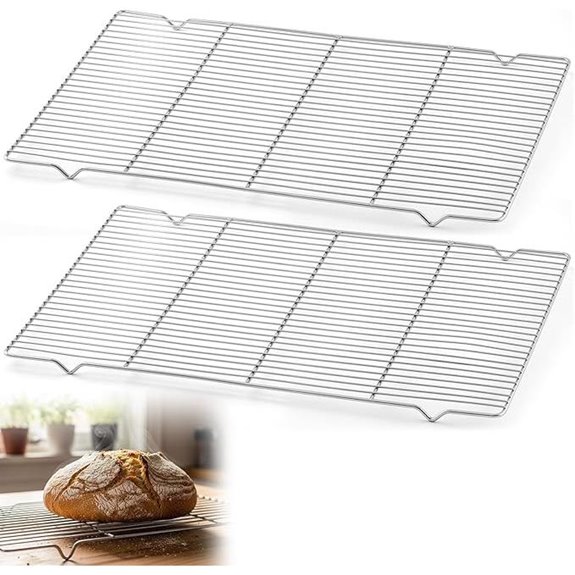Lounsweer 2 Pack Cooling Racks Stainless Steel