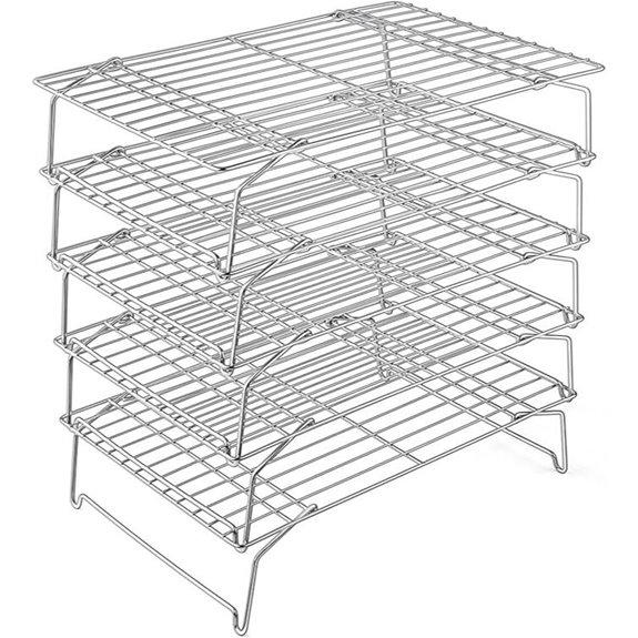 P&P CHEF 5-Tier Stainless Steel Cooling Racks