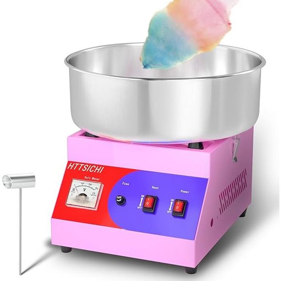 Cotton Candy Machine with Stainless Steel Bowl