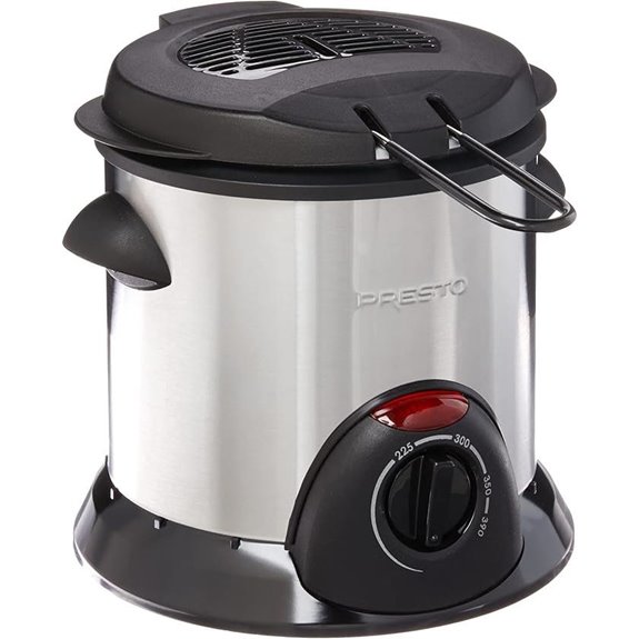 Presto 05470 Stainless Steel Electric Deep Fryer Silver