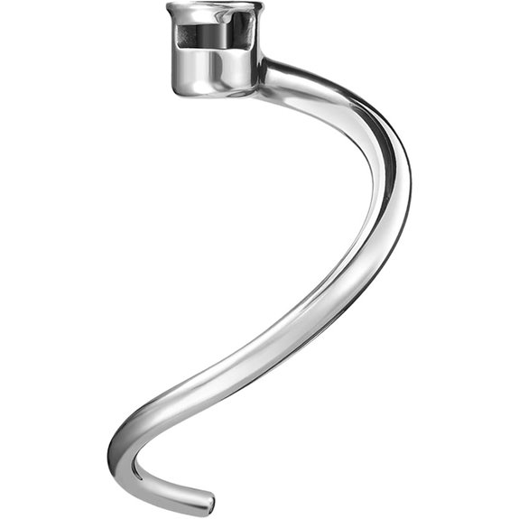 KitchenAid 7QT Dough Hook Replacement (Stainless Steel)