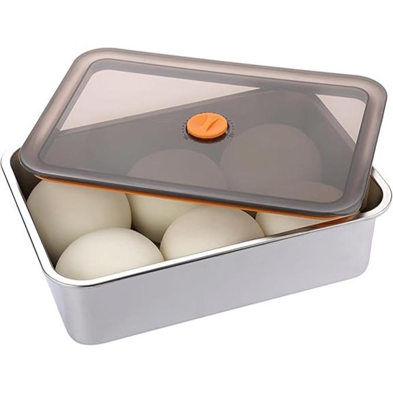 BSTKEY Stainless Steel Pizza Dough Proofing Box