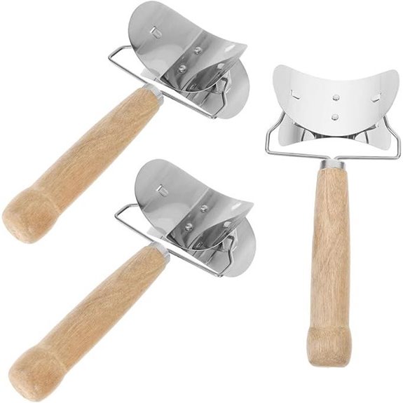 3-Piece Stainless Steel Dumpling Skin Cutter Set